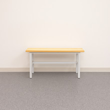 Umkleidesitzbank mit Lange 1000 mm, BRIDGE LL 1000, Abbildung
