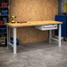 Pracovný stôl so zásuvkou, VWB PK 1500 D, ilustračná foto