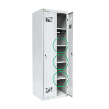 LOCKER SHELF H 300 | Fachboden in den Garderobenspind mit Breite 300 mm