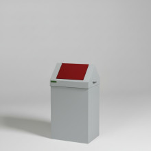 Kôš na separovaný odpad s červeným vekom, SELECT 90L RED