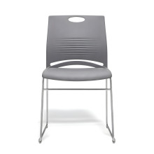 Ergonomischer Esszimmerstuhl, grau, EATSEAT CH GY