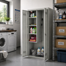 Putzmittelschrank, CLEANCAB H 1850, Abbildung