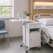 Nachttisch auf Rollen, BEDSIDE CAB M W, Abbildung