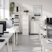 Aktenschrank mit 4 Schubladen, FILECAB H 4 9010, Abbildung