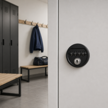 Schloss mit mechanischer Codierung und Vorbereitung für Zentralschlüssel (öffentlicher Modus), CODELOCK WF 90 BK 58 PUBLIC NEW