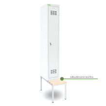 LOCKER H 1 | 1-türiger Umkleidespind mit langen Türen