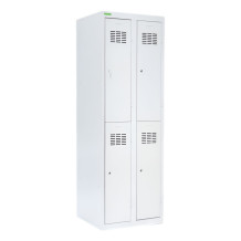 LOCKER H 2/4 |  4-türiger Umkleidespind mit kurzen Türen