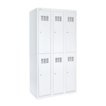 LOCKER H 3/6 | 6-türiger Umkleidespind mit kurzen Türen