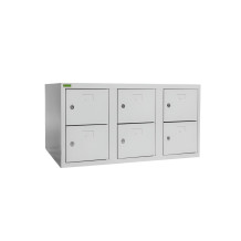 SHOEBOX H 3/6 | 3+3-Türiger Schuhschrank mit 300 mm Breite