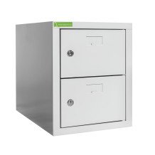 SHOEBOX H 1/2 400 | 1+1-Türiger Schuhschrank mit 400 mm Breite