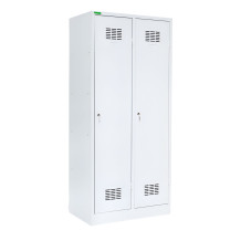 LOCKER H 2 BW | 2-türiger Gardarobenspind mit Trenneinsatz