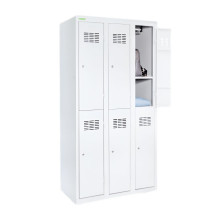 LOCKER H 3/6 | 6-türiger Umkleidespind mit kurzen Türen