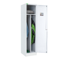 LOCKER H 1 BW | 1-türiger Gardarobenspind mit Trenneinsatz