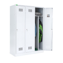 LOCKER H 3 BW | 3-türiger Gardarobenspind mit Trenneinsatz