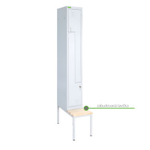 LOCKER H Z2 300 | 2-türiger Umkleidespind mit Z-Türen