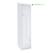 LOCKER H Z2 400 | 2-türiger Umkleidespind mit Z-Türen