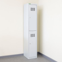 LOCKER H 1/2 |  2-türiger Umkleidespind mit kurzen Türen