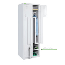 LOCKER H Z4 300 | 4-türiger Umkleidespind mit Z-Türen