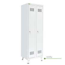 LOCKER H 2 | 2-türiger Umkleidespind mit langen Türen