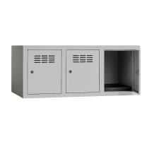 SHOEBOX H 3 | 3-Türiger Schuhschrank mit 300 mm Breite