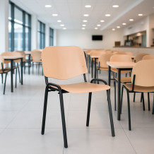 Jedálenská stolička drevená, EATSEAT AN WOOD, ilustračná foto