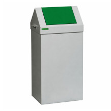 SELECT 90L GREEN | Abfallbehälter mit grünem Deckel für Mülltrennung