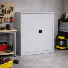 Skladovacia skriňa s 2 policami, STORECAB H 1000/800/420 GY, ilustračná foto