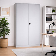 DOCUCAB H 1945/1000/420 GY | Büroschrank mit 4 Fachböden