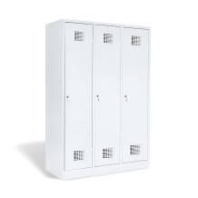 LOCKER M 3 BW │ 3-türiger Kleiderschrank mit Trennwand