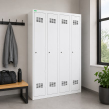 4-dverová šatníková skriňa s dlhými dverami, LOCKER H 4, ilustračná foto