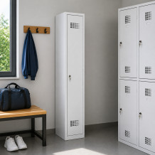 1-dverová šatníková skriňa, LOCKER M 1, ilustračná foto