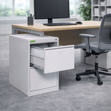 Hängeregistraturschrank mit 2 Schubladen, FILECAB H 2 GY, Abbildung
