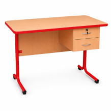 Lehrertisch mit Schublade, SCHOOLDEPARTMENT RM