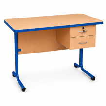 Lehrertisch mit Schublade, SCHOOLDEPARTMENT RM