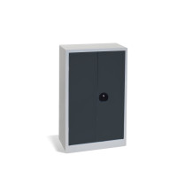 Büroschrank mit 2 Einlegeböden, DOCUCAB H 1000/600/420 GY