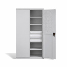 Schwerlast-Werkzeugschrank, 4 Schubladen, DEEPCAB CH 1950/1044/625 4D 