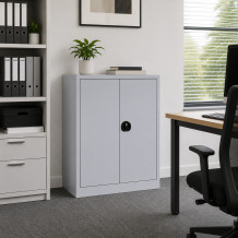 Büroschrank mit 2 Einlegeböden, DOCUCAB H 1000/800/420 GY, Abbildung