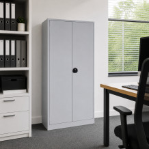 Büroschrank mit 4 Einlegeböden, DOCUCAB H 1945/1000/420 GY, Abbbildung