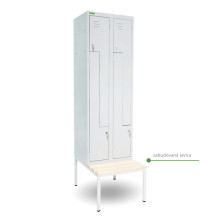 LOCKER H Z4 300 | 4-türiger Umkleidespind mit Z-Türen (Kópia)