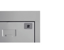 STICKER MB 1-250 | Selbstkleber zur Schranknummerierung 1-250