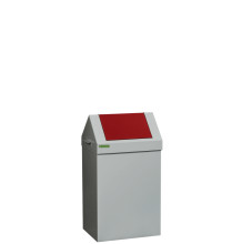 SELECT 90L RED | Abfallbehälter mit rotem Deckel für Mülltrennung