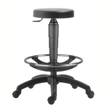 WORKSEAT AN TABU TR/HIGH BK | Industrielle Arbeitstuhl mit Fußstütze