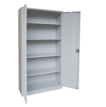 DOCUCAB H 1960/1000/500 GY | Großer Büroschrank mit 4 Fachböden