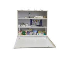 MEDICINE MK MOVE 410/480/160 WE | Erste-Hilfe-Set aus Metall in Form einer Aktentasche