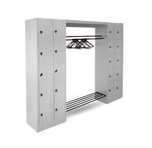 WARDROBE OPEN 2320 | Offenes Schranksystem mit 20 Fächern