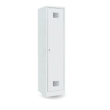 LOCKER M 1 BW | 1-türiger Kleiderschrank mit Trennwand