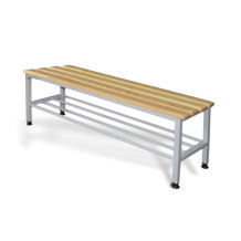 BRIDGE IM 1500 + 4P | Sitzbank mit einer Länge von 1000 mm mit Schuhablage