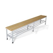 BRIDGE IM 2000 + 4P | Sitzbank mit einer Länge von 2000 mm mit Schuhablage