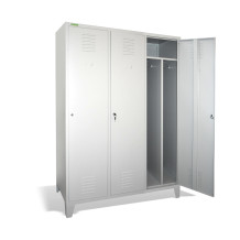 LOCKER CH 3 BWF - 3-türiger Kleiderschrank mit Trennwand