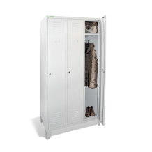LOCKER CH 3 F - 3-türiger Kleiderschrank mit Beinen